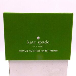 Kate Spade Acrylic Business Card Holder New